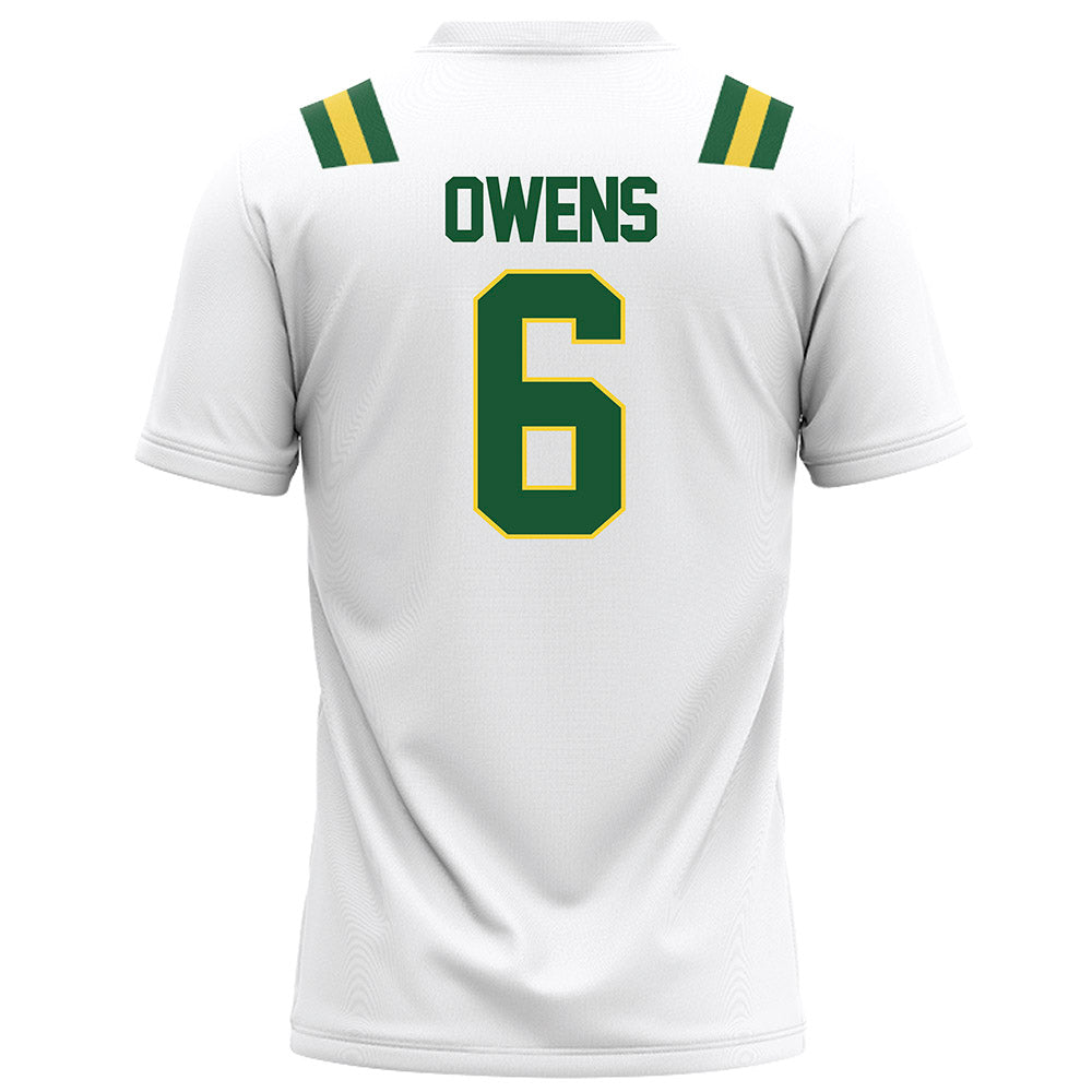 OKBU - NCAA Football : Ernest Owens - White Football Jersey-1