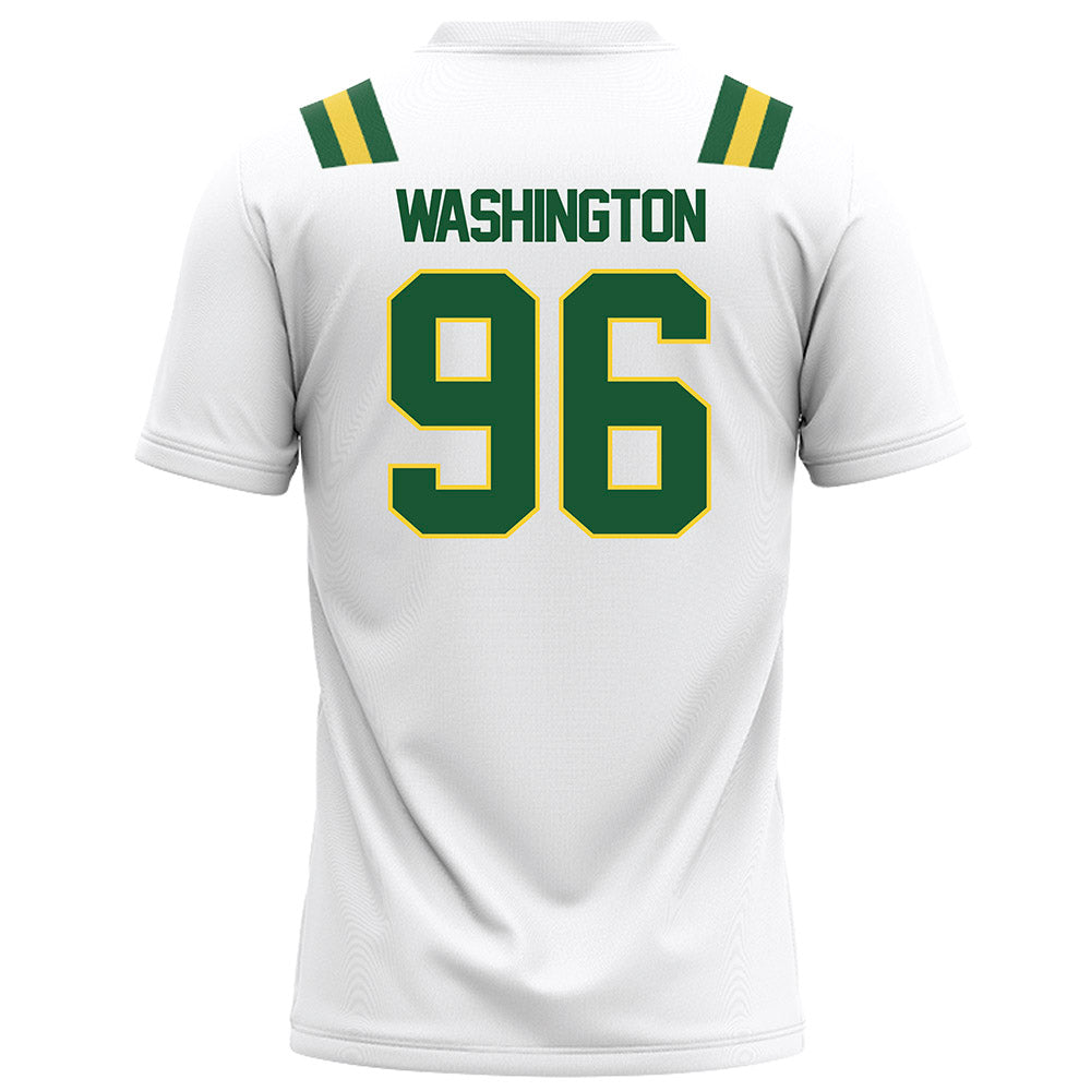 OKBU - NCAA Football : Noah Washington - White Football Jersey-1