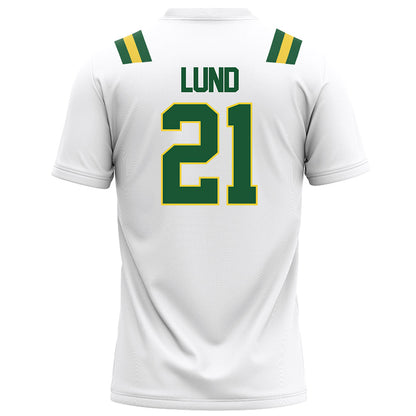 OKBU - NCAA Football : Matthew Lund - White Football Jersey