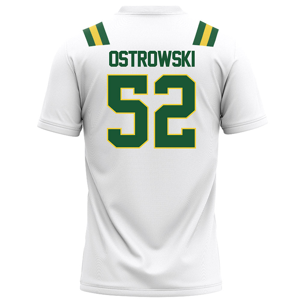 OKBU - NCAA Football : Jacob Ostrowski - White Football Jersey