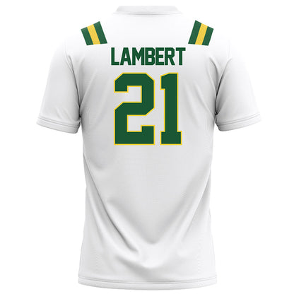 OKBU - NCAA Football : Edric Lambert - White Football Jersey-1