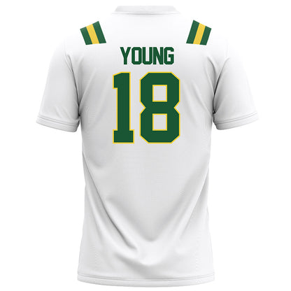 OKBU - NCAA Football : Matthew Young - White Football Jersey-1