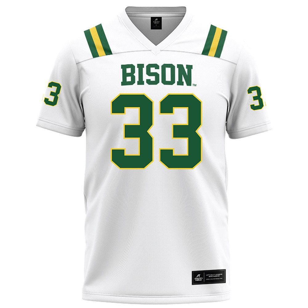 OKBU - NCAA Football : Haydn Thornton - White Football Jersey