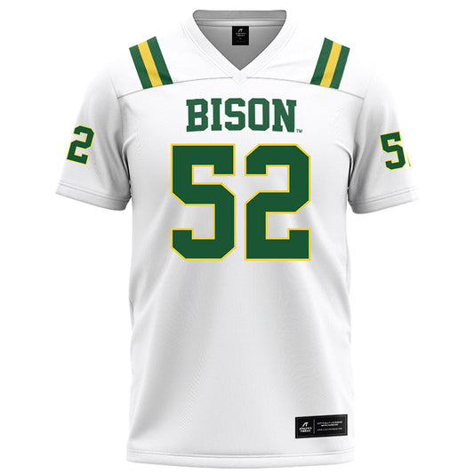 OKBU - NCAA Football : Jacob Ostrowski - White Football Jersey