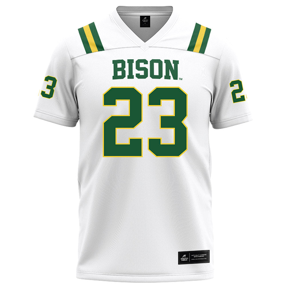 OKBU - NCAA Football : Caleb Giles - White Football Jersey-0