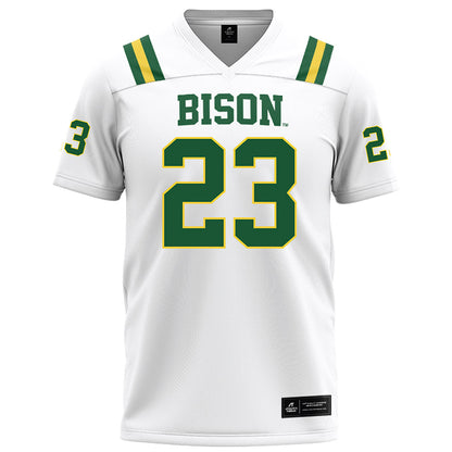 OKBU - NCAA Football : Caleb Giles - White Football Jersey-0