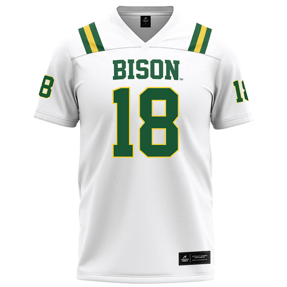 OKBU - NCAA Football : Matthew Young - White Football Jersey-0