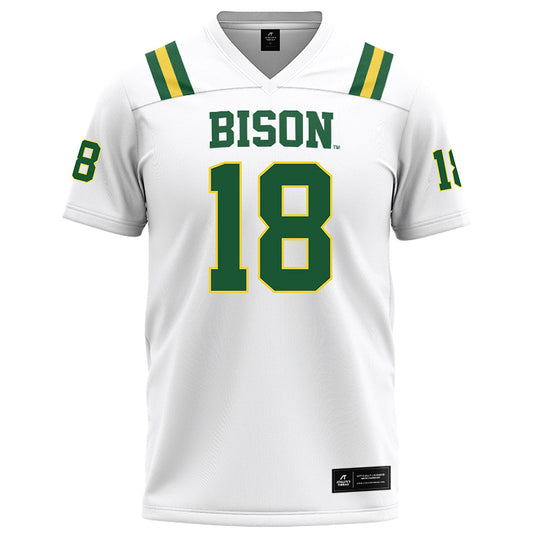 OKBU - NCAA Football : Matthew Young - White Football Jersey-0