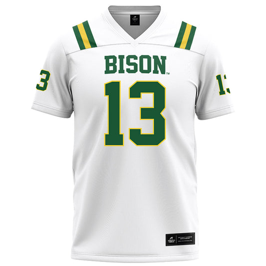 OKBU - NCAA Football : Gavin McCurley - White Football Jersey