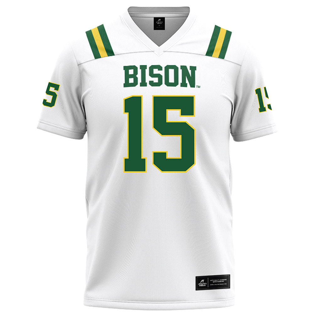 OKBU - NCAA Football : Michael Grandy - White Football Jersey