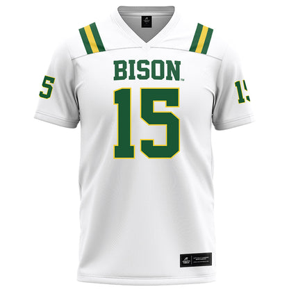 OKBU - NCAA Football : Michael Grandy - White Football Jersey