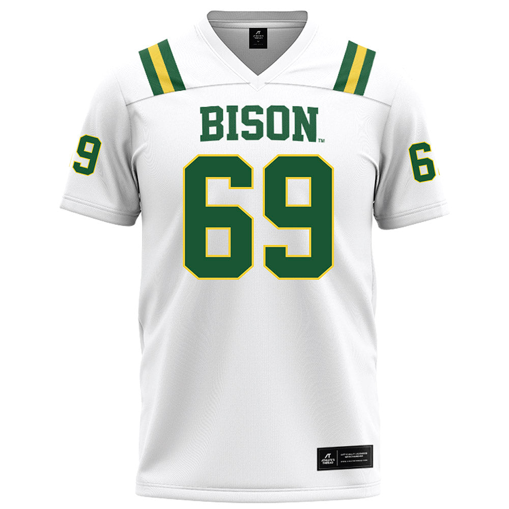 OKBU - NCAA Football : Morgan Cobb - White Football Jersey-0