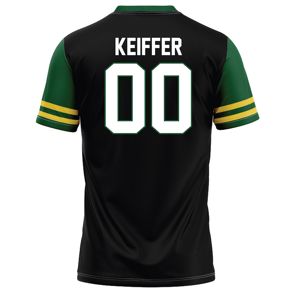 OKBU - NCAA Football : Nathan Keiffer - Black Football Jersey-1