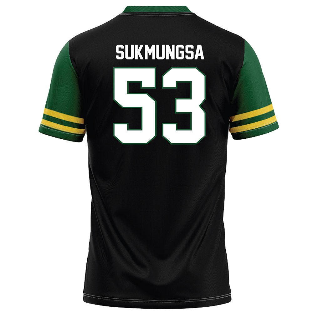 OKBU - NCAA Football : Andrew Sukmungsa - Black Football Jersey-1