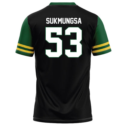OKBU - NCAA Football : Andrew Sukmungsa - Black Football Jersey-1