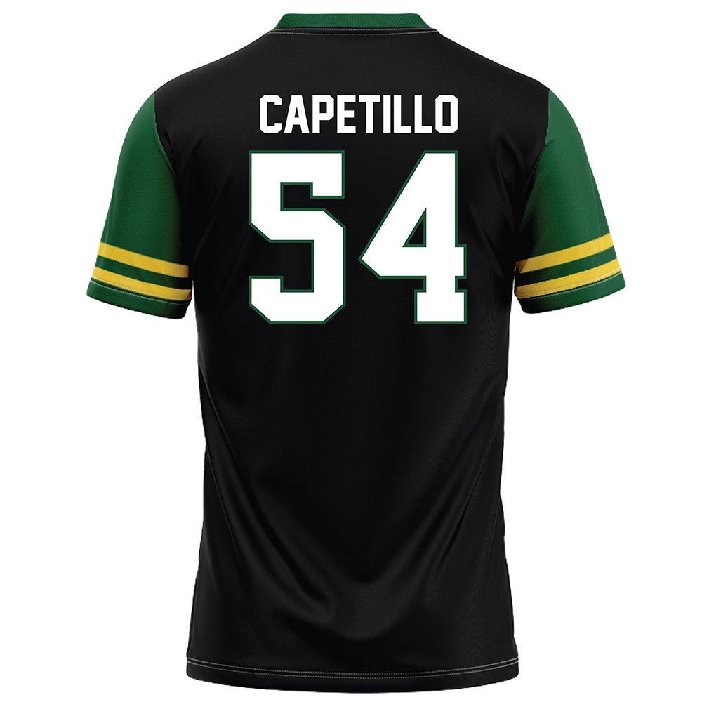 OKBU - NCAA Football : Landen Capetillo - Black Football Jersey-1