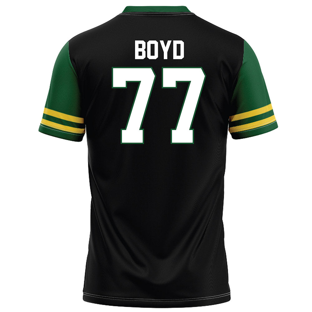 OKBU - NCAA Football : Carter Boyd - Black Football Jersey-1