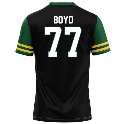 OKBU - NCAA Football : Carter Boyd - Black Football Jersey-1