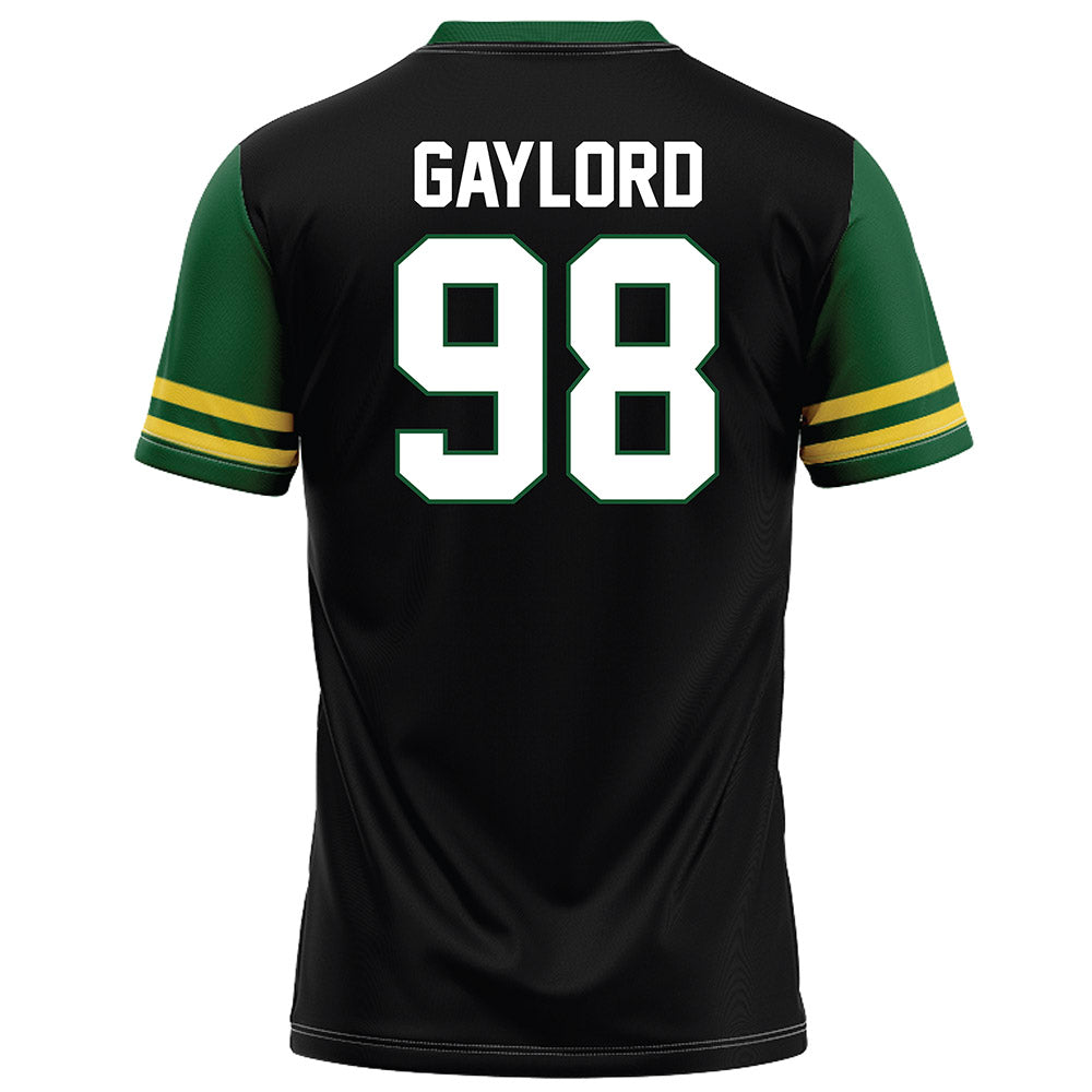 OKBU - NCAA Football : Peyton Gaylord - Black Football Jersey