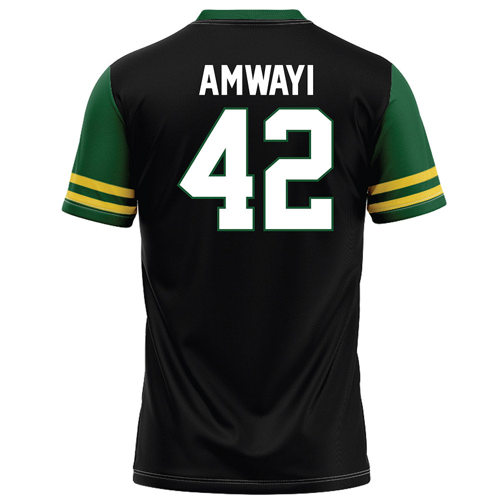 OKBU - NCAA Football : Bradley Amwayi - Black Football Jersey-1
