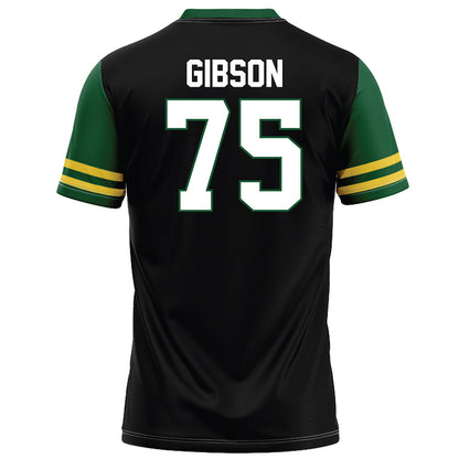 OKBU - NCAA Football : Brennan Gibson - Black Football Jersey-1