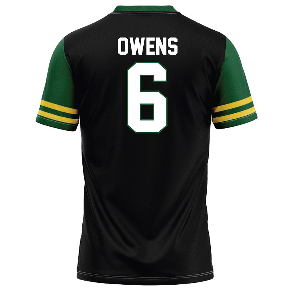 OKBU - NCAA Football : Ernest Owens - Black Football Jersey-1