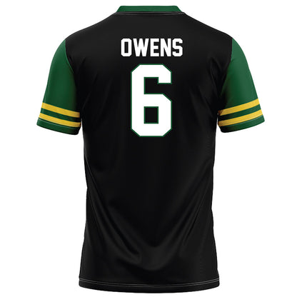 OKBU - NCAA Football : Ernest Owens - Black Football Jersey-1