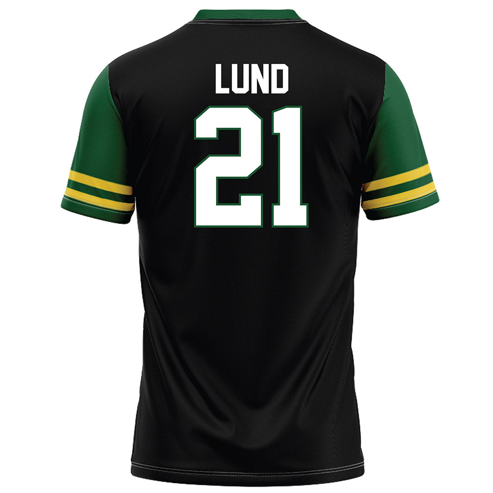 OKBU - NCAA Football : Matthew Lund - Black Football Jersey