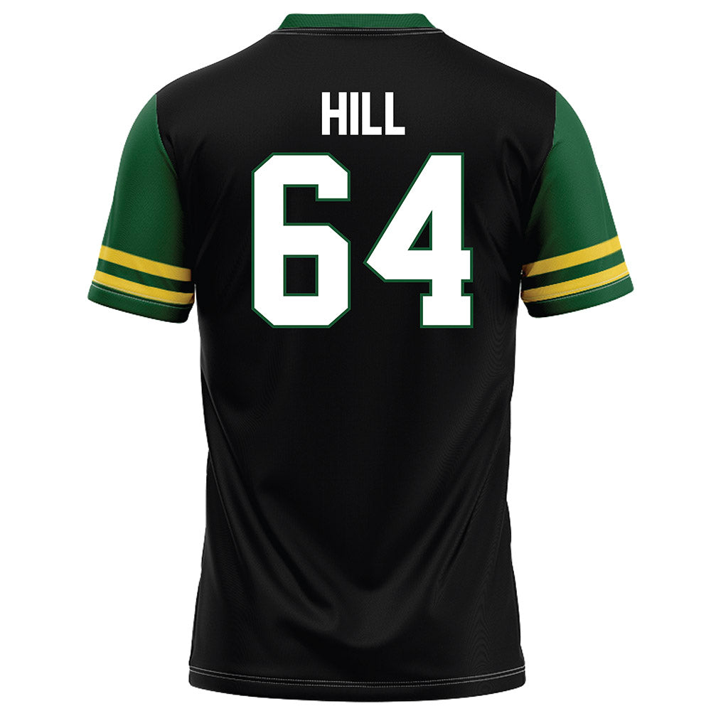 OKBU - NCAA Football : Graham Hill - Black Football Jersey-1
