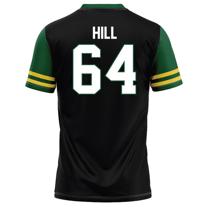 OKBU - NCAA Football : Graham Hill - Black Football Jersey-1