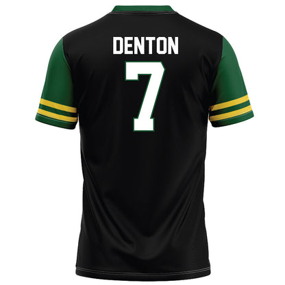 OKBU - NCAA Football : Drew Denton - Black Football Jersey