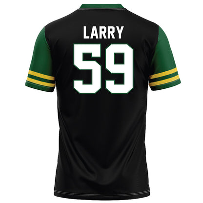 OKBU - NCAA Football : Sean Larry - Black Football Jersey-1