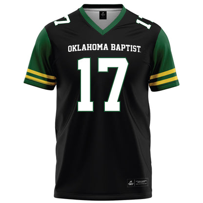 OKBU - NCAA Football : Kai helton - Black Football Jersey-0