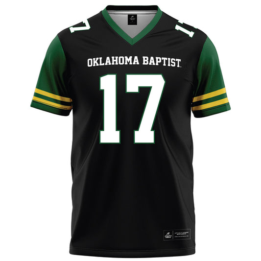 OKBU - NCAA Football : Kai helton - Black Football Jersey-0