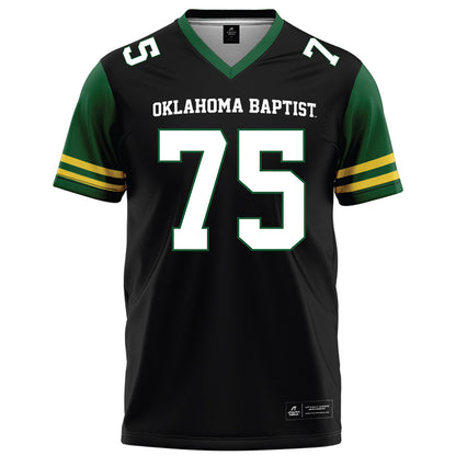 OKBU - NCAA Football : Brennan Gibson - Black Football Jersey-0