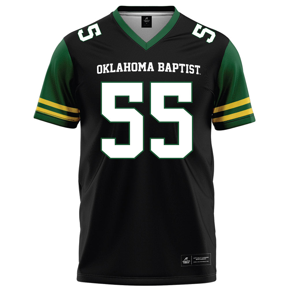 OKBU - NCAA Football : Kaden Castillo - Black Football Jersey-0