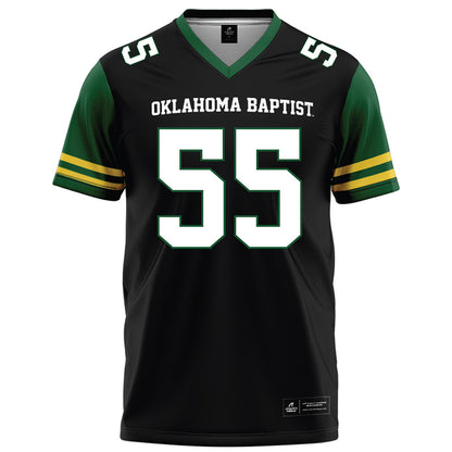 OKBU - NCAA Football : Kaden Castillo - Black Football Jersey-0