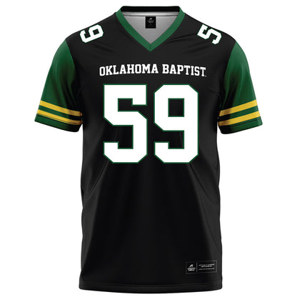 OKBU - NCAA Football : Sean Larry - Black Football Jersey-0
