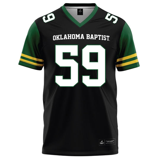 OKBU - NCAA Football : Sean Larry - Black Football Jersey-0