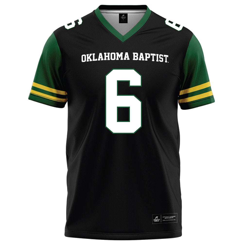 OKBU - NCAA Football : Ernest Owens - Black Football Jersey-0