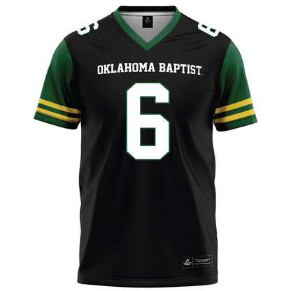 OKBU - NCAA Football : Ernest Owens - Black Football Jersey-0