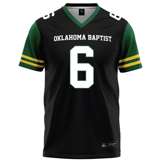 OKBU - NCAA Football : Ernest Owens - Black Football Jersey-0