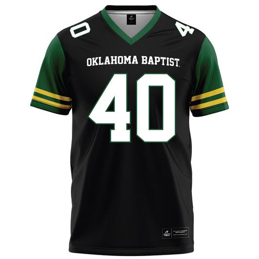 OKBU - NCAA Football : Trevor Gage - Black Football Jersey-0