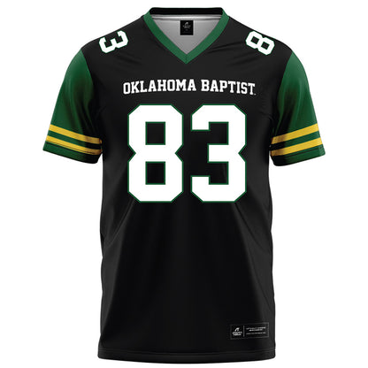 OKBU - NCAA Football : TJ Smith - Black Football Jersey-0