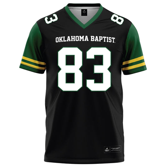 OKBU - NCAA Football : TJ Smith - Black Football Jersey-0