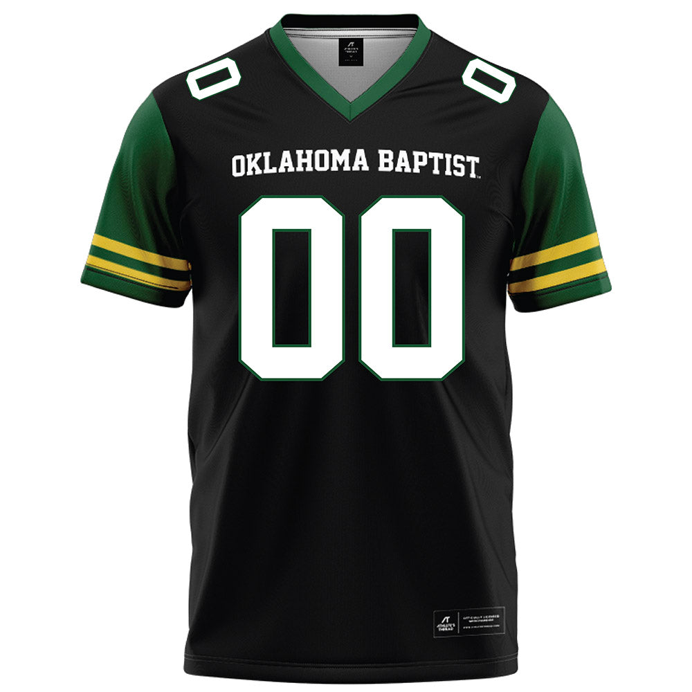 OKBU - NCAA Football : Beckham Robinson - Black Football Jersey-0