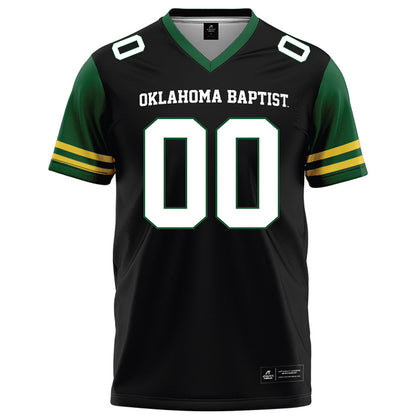 OKBU - NCAA Football : Beckham Robinson - Black Football Jersey-0