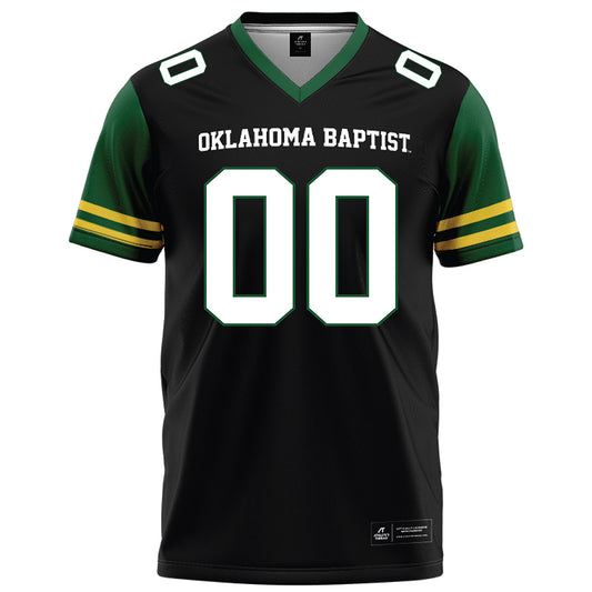 OKBU - NCAA Football : Beckham Robinson - Black Football Jersey-0