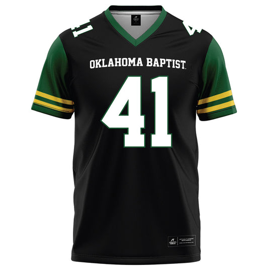 OKBU - NCAA Football : Patrick Maxwell - Black Football Jersey