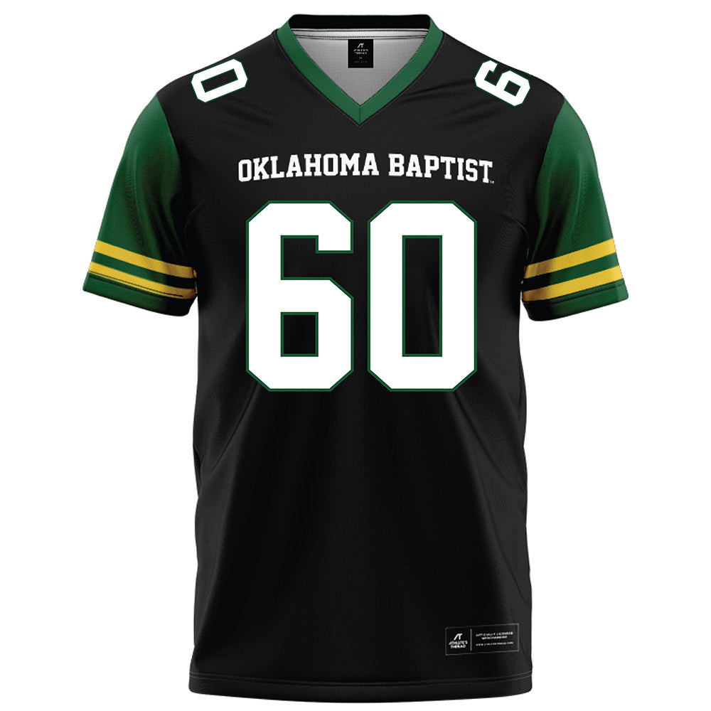 OKBU - NCAA Football : Landry Sattler - Black Football Jersey-0